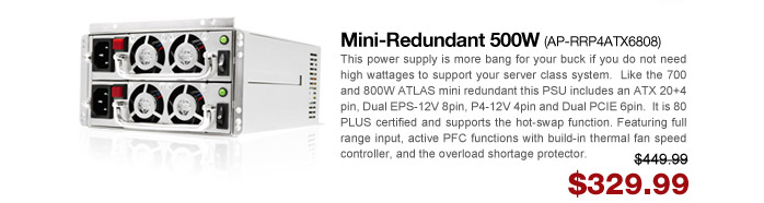 Mini-Redundant 500W