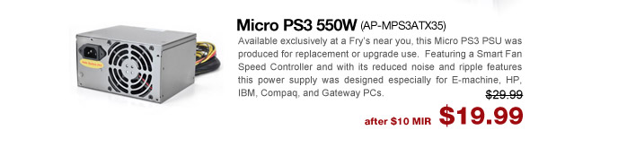 Micro PS3 550w